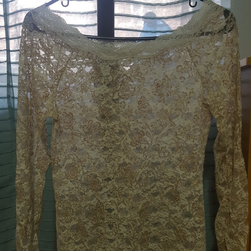 Free people long sleeve shirt